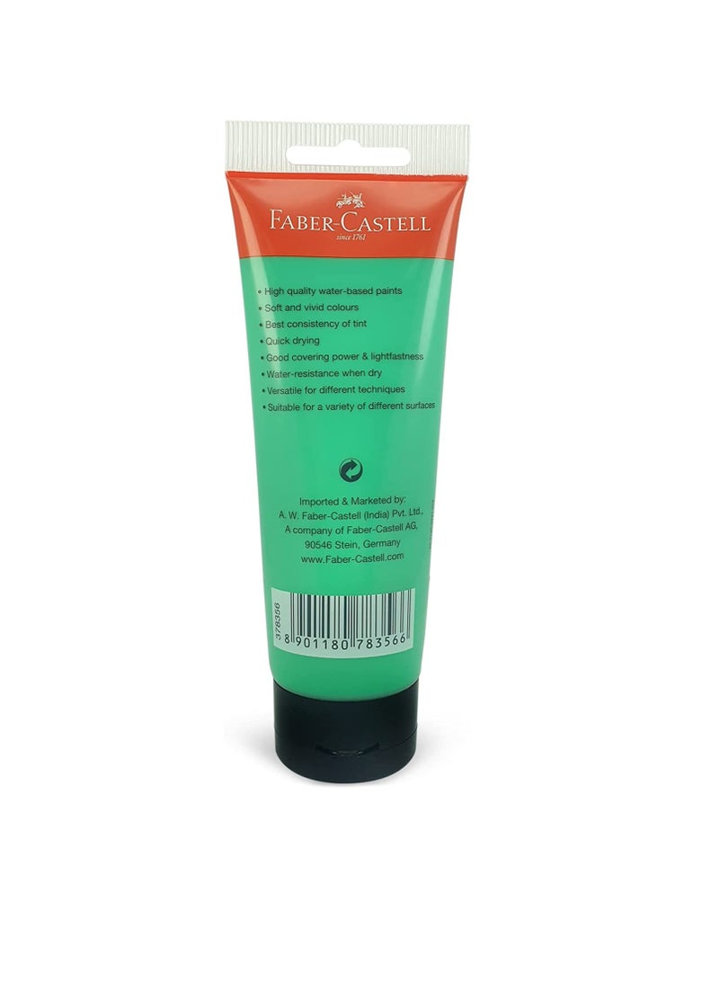 FABER-CASTELL Faber-Castell Acrylic Colour Paint 120 ml Tube Cobalt Green - Image 2