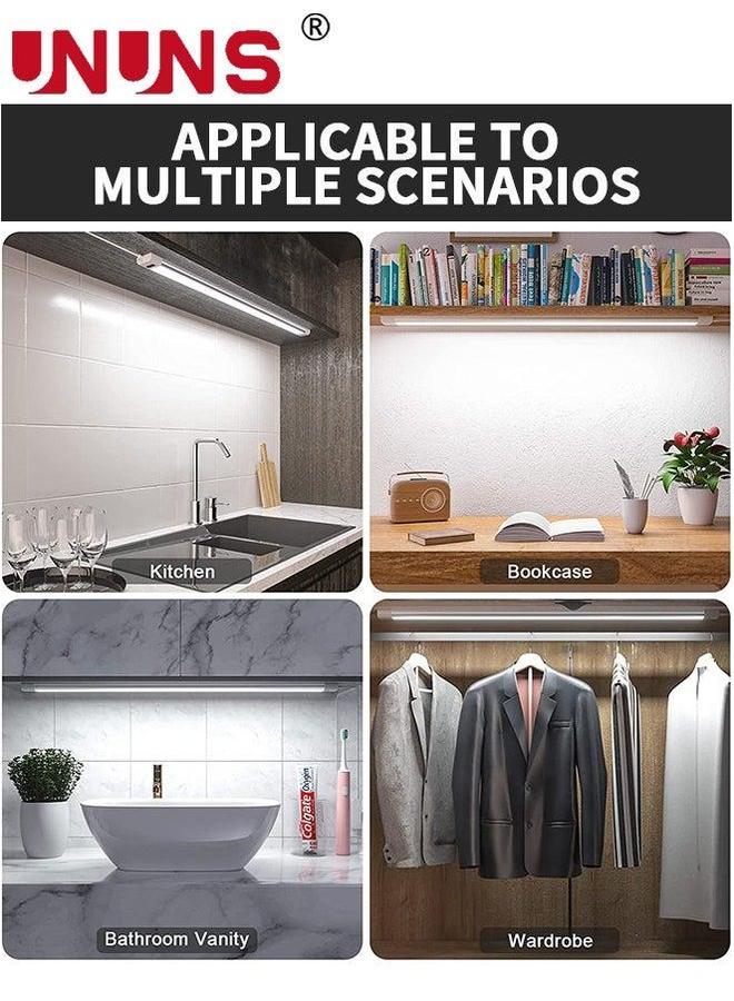 UNUNS LED Under Cabinet Lighting,Under Desk Light Bar,Table Lamp Hand Wave Activated,40cm Warm White Lights Strip,Dimmable Counter For Workbench Kitchen Closet Cupboard Shelf - Image 5
