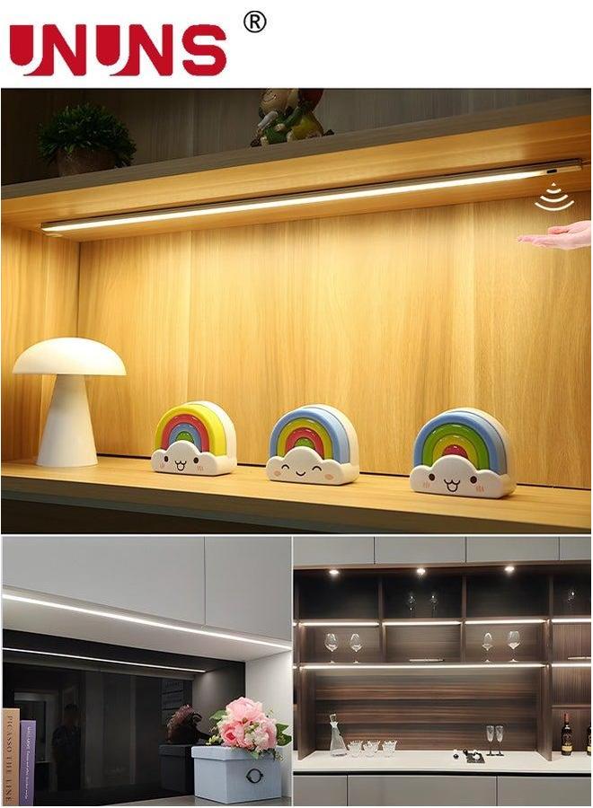 UNUNS LED Under Cabinet Lighting,Under Desk Light Bar,Table Lamp Hand Wave Activated,40cm Warm White Lights Strip,Dimmable Counter For Workbench Kitchen Closet Cupboard Shelf - Image 4