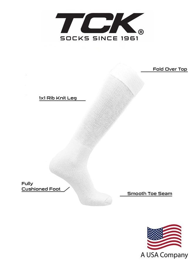 TCK Soccer Socks Multisport Tube MS (White, Medium) - Image 3