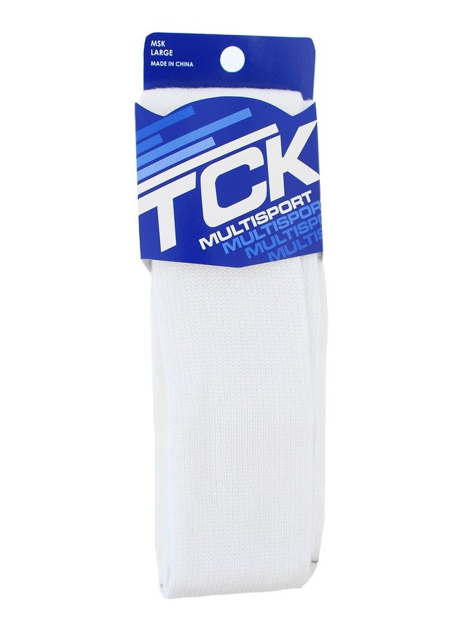 TCK Soccer Socks Multisport Tube MS (White, Medium) - Image 4