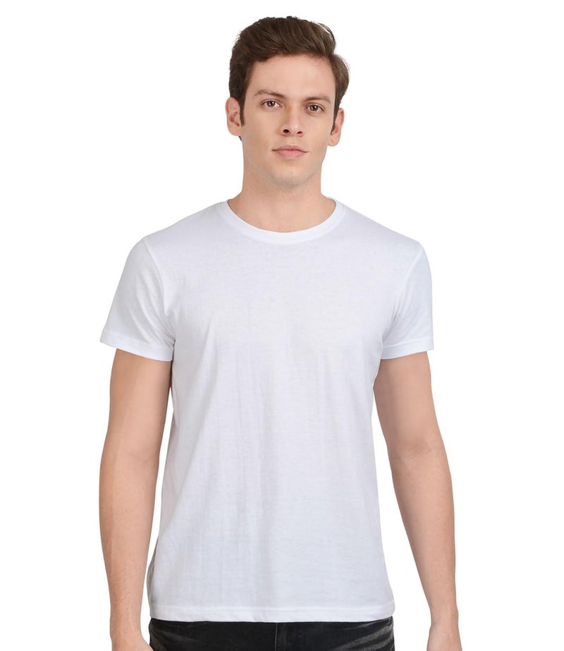 Scott International T Shirt for Men | Plain Round Neck T Shirt | Cotton Tshirt for Men | Men's T-Shirts | Tshirts for Mens Stylish (Pack of 1) - Image 1