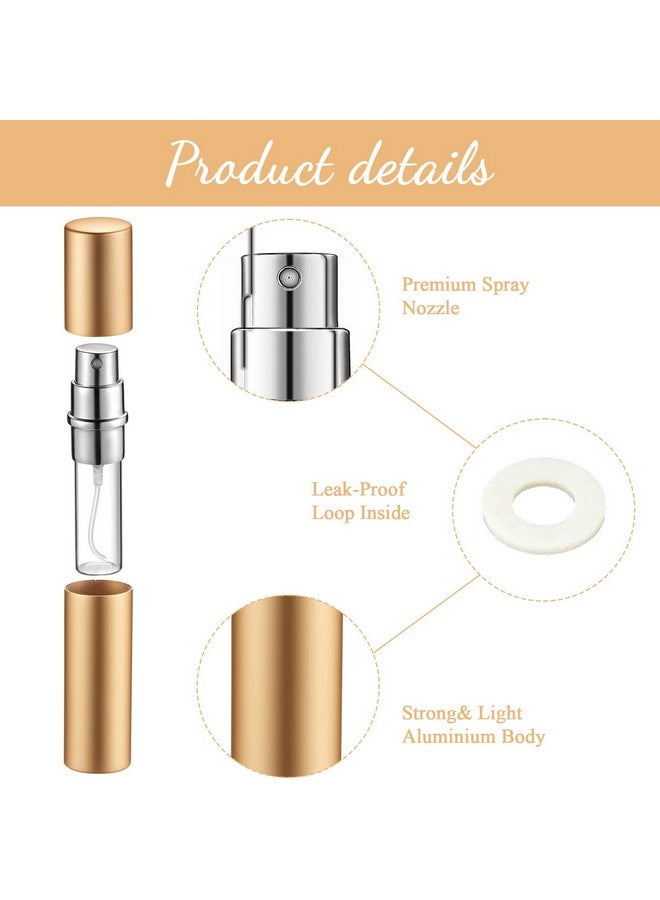 Tessco 35 Pieces Refillable Perfume Atomizer Mini Refillable Spray Perfume Bottle Portable Perfume Bottle with 35 Pieces Perfume Refill Pump Perfume Dispenser Pump Transfer Tool for Outgoing (5ml)  - Image 3