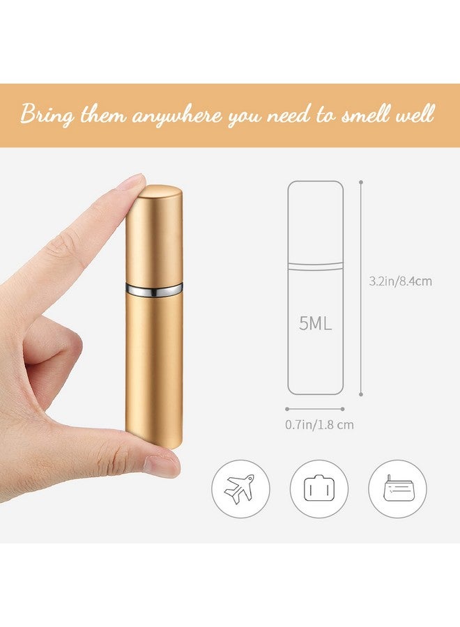 Tessco 35 Pieces Refillable Perfume Atomizer Mini Refillable Spray Perfume Bottle Portable Perfume Bottle with 35 Pieces Perfume Refill Pump Perfume Dispenser Pump Transfer Tool for Outgoing (5ml)  - Image 2