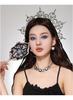 Flower Knows Flower Knows Little Angel Hand Mirror - Travel Handheld Cosmetic Makeup Mirror (Polar Night)  - Image 2