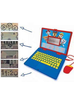 Lexibook Paw Patrol - Educational And Bilingual Laptop Spanish/English - Toy For Child Kid (Boys & Girls) 124 Activities, Learn Play Games And Music With Chase Marshall - Red/Blue Jc598Pai2  - Image 3