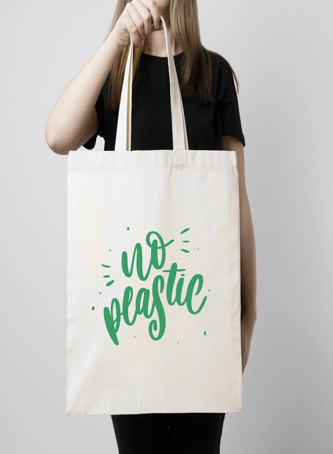 ARTBUG Tote Bag for Women with zip, Aesthetic Canvas tote bag for college girls, office, stylish and reusable - No Plastic - D No - 073 - Image 3