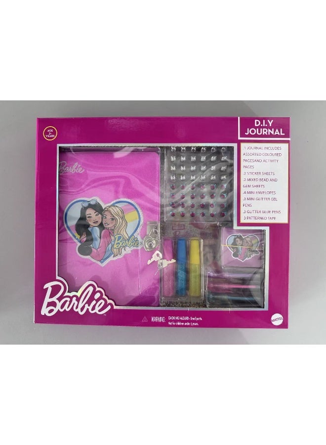 Barbie Stationery Set with Plush Notebook and Accessories, Creative Writing Kit, Vibrant, Adorable, 3 Years+ - Multicolor - Image 3