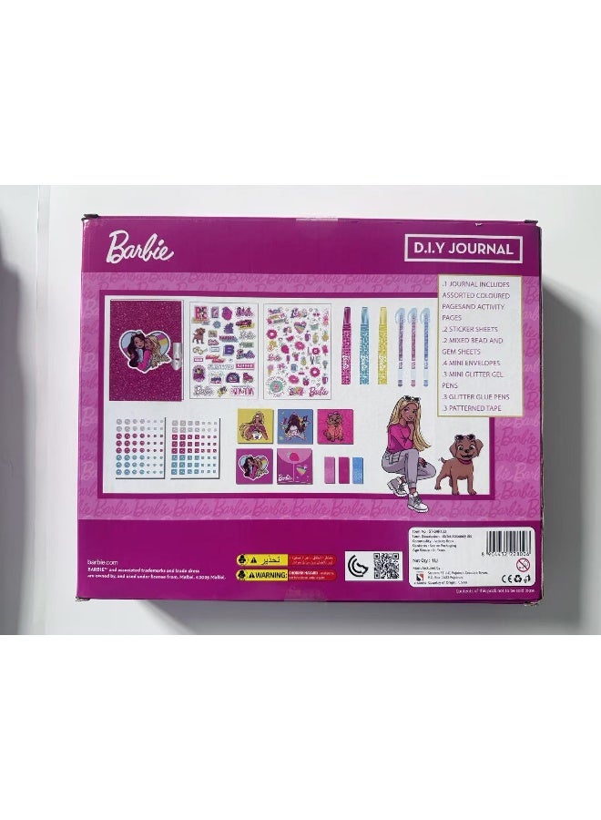 Barbie Stationery Set with Plush Notebook and Accessories, Creative Writing Kit, Vibrant, Adorable, 3 Years+ - Multicolor - Image 2