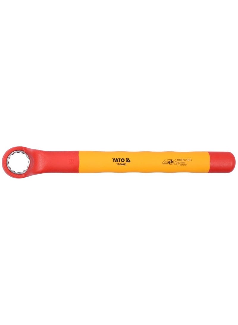YATO Insulated Ring Wrench 18mm