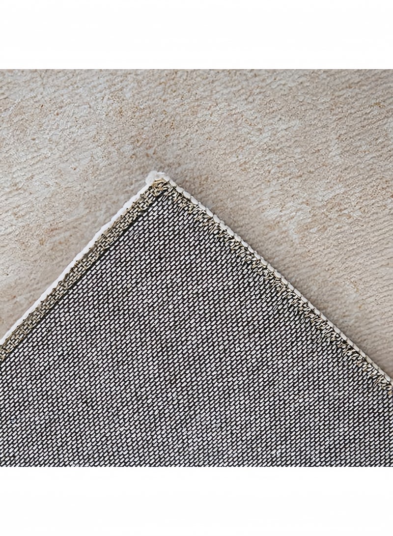 GGEROU Cream Area Rug for Bedroom Living Room, Waterproof Modern Large Rug Non Slip Carpet Multisize Geometric Pad Oriental Mat 160x230cm - Image 5