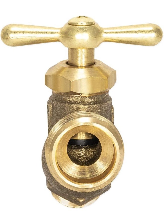 Eastman Eastman Male No-Kink Hose Bibb, 1/2 Inch MIP Connection, Brass Plumbing Fitting, 20205  - Image 3