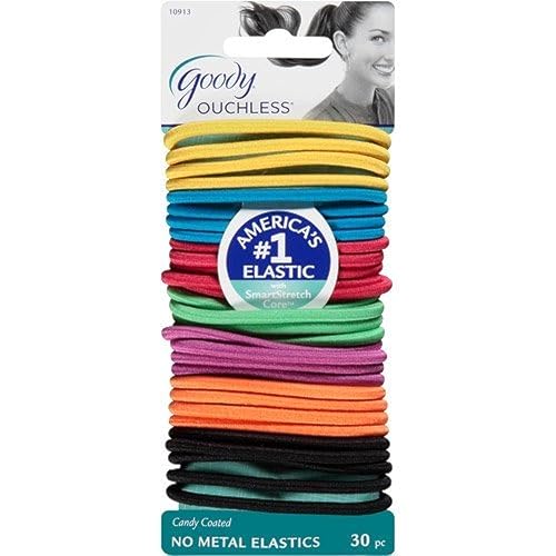 Goody Ouchless No Metal Elastics Candy Coated 30 count - Image 1