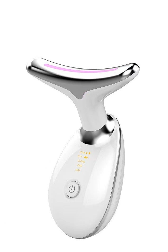 Loquat Face Massager, Face Beauty Device, Facial Lifting Therapy Machine EMS Face Massager Anti Wrinkle Skin Tightening Reduce Double Chin Skin Care Tools 7 Colour Modes - Image 2