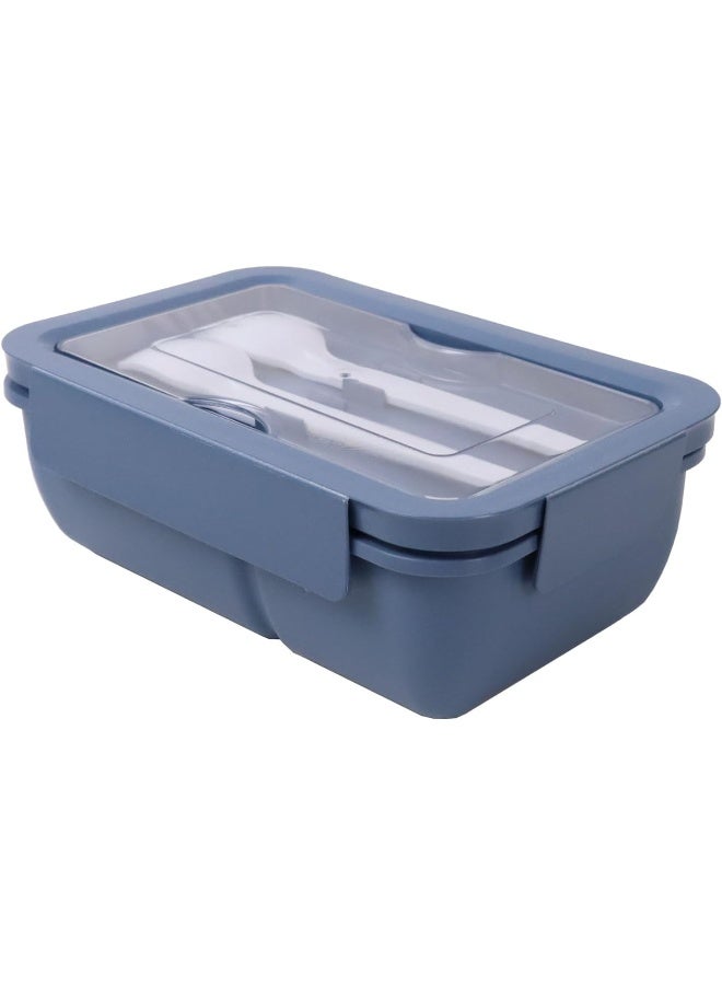 MICRONEWARE MICROWAVE WHEAT STRAW ECO RECTANGULAR LUNCH BOX 1000ML - Image 1