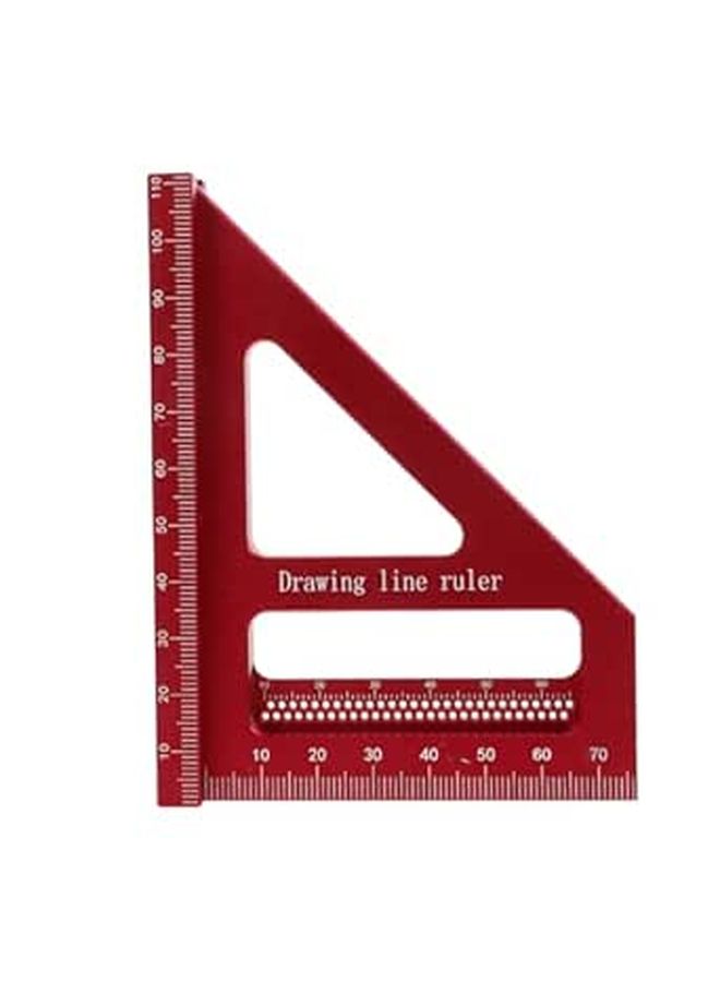 Aluminum Alloy 45 90 Degree Multi Angle Ruler Carpenter Square Woodworking Measuring Tool - Image 1
