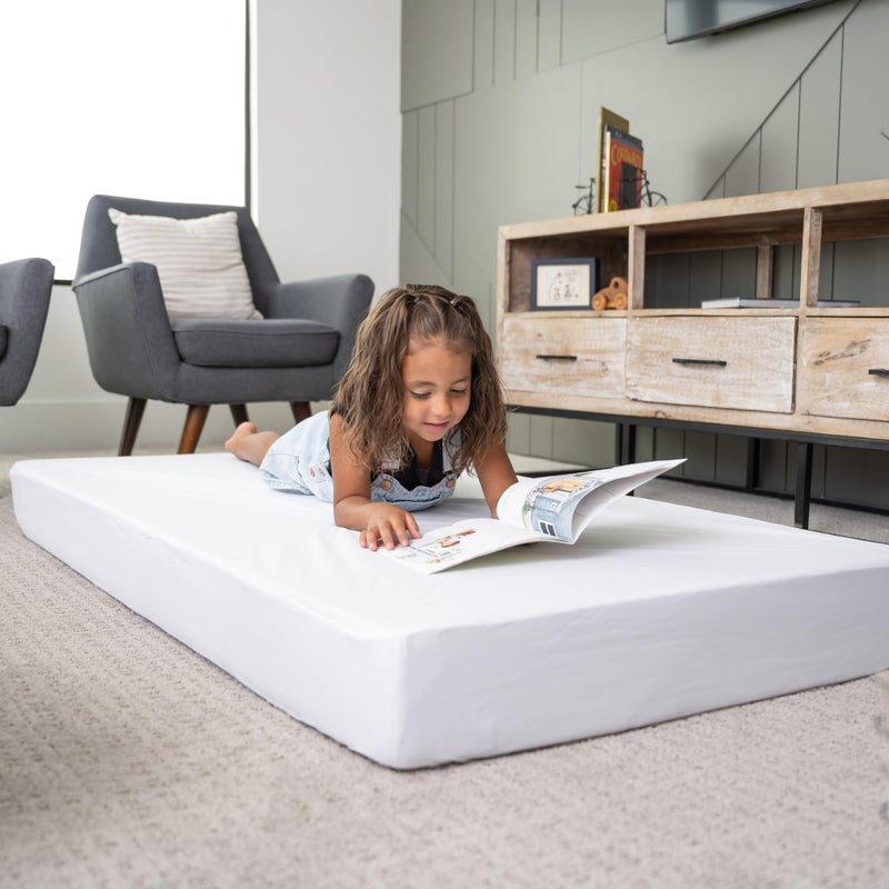 My Little Sheets Waterproof Fitted Sheet for Nugget Mattress - Hypoallergenic, Machine Washable, Toddler Bed Mattress Protector, - Image 4