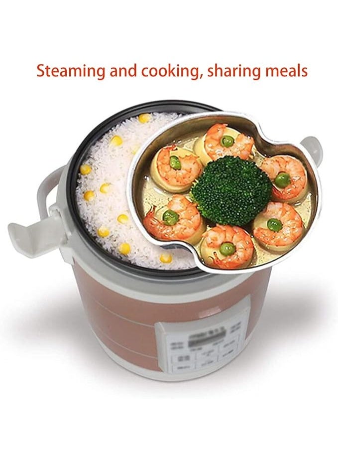 طباخ أرز صغير 12 فولت / 24 فولت، طباخ أرز للسيارة سعة 1.6 لتر، غير لاصق، مناسب لشخص أو شخصين، للطهي والحفاظ على الدفء - طباخ أرز للسفر - Image 1