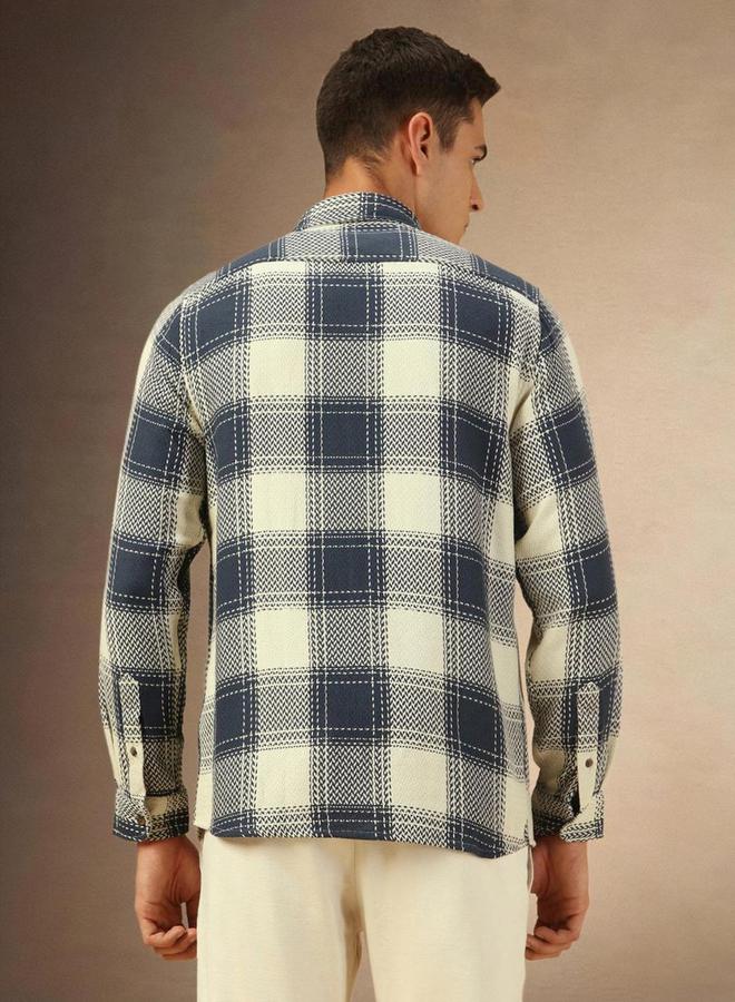 Dennis Lingo Dennis Lingo Checked Button-Down Collar Shirt  - Image 5