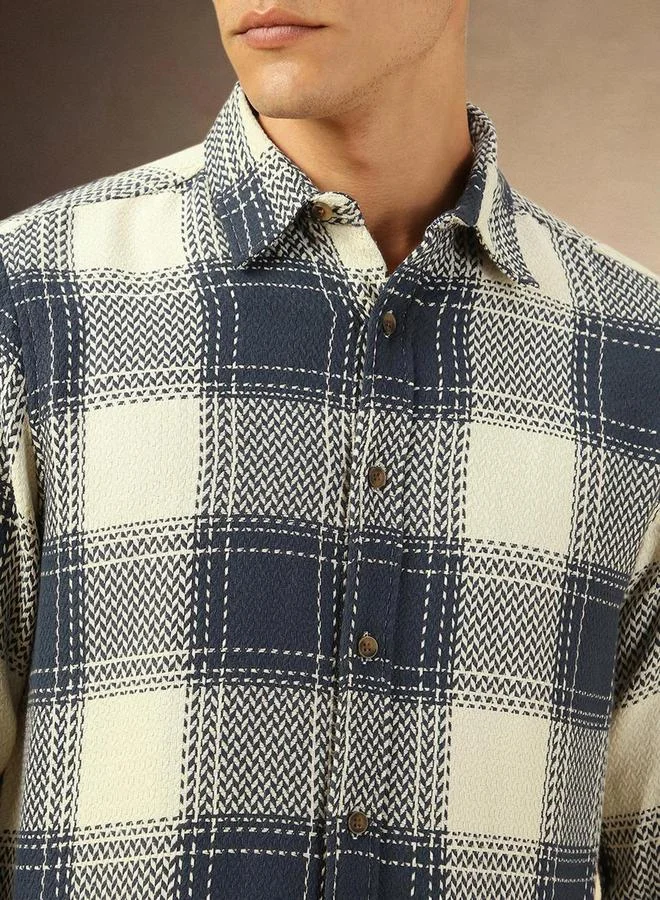 Dennis Lingo Dennis Lingo Checked Button-Down Collar Shirt
