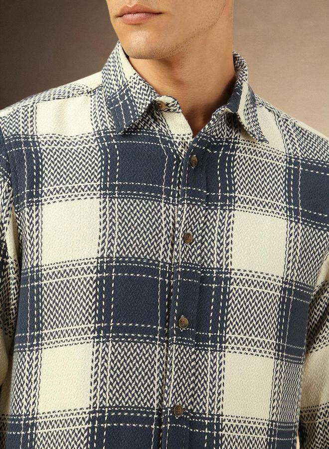 Dennis Lingo Dennis Lingo Checked Button-Down Collar Shirt  - Image 4