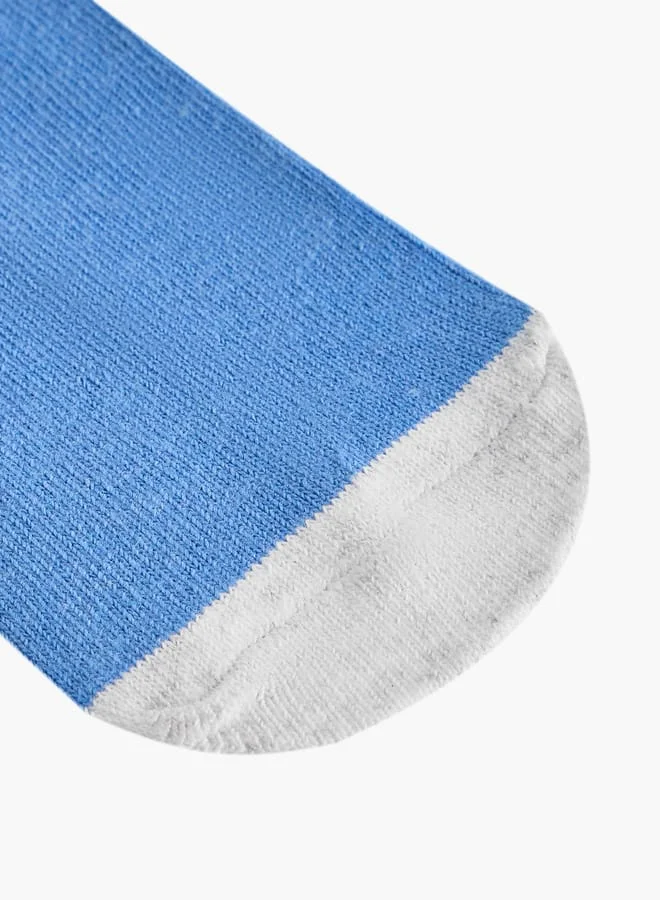 LBL by Shoexpress Boys Football Print Ankle Length Socks - Set of 5