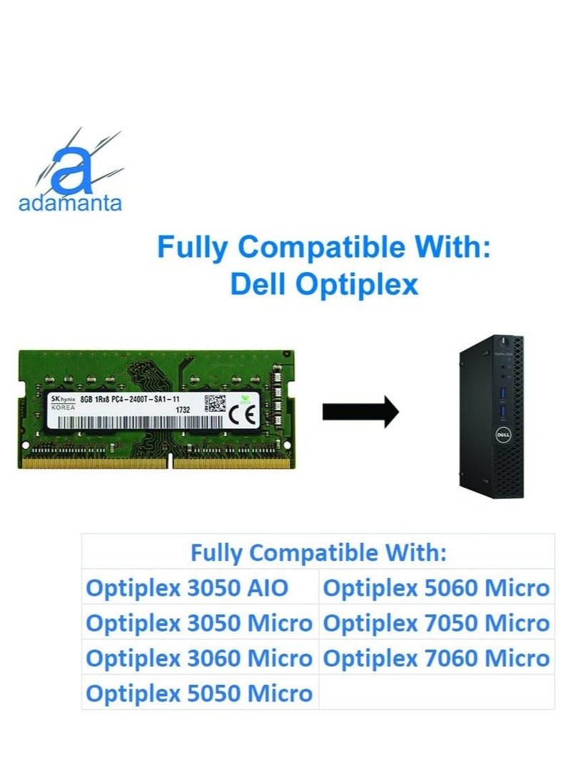 Hynix Genuine 8GB (1x8GB) Laptop Memory from Hynix Compatible with Dell Alienware Inspiron Latitude Optiplex Precision Vostro XPS DDR4 2400Mhz PC4-19200 SODIMM 1Rx8 CL17 1.2V RAM DRAM Adamant  - Image 4