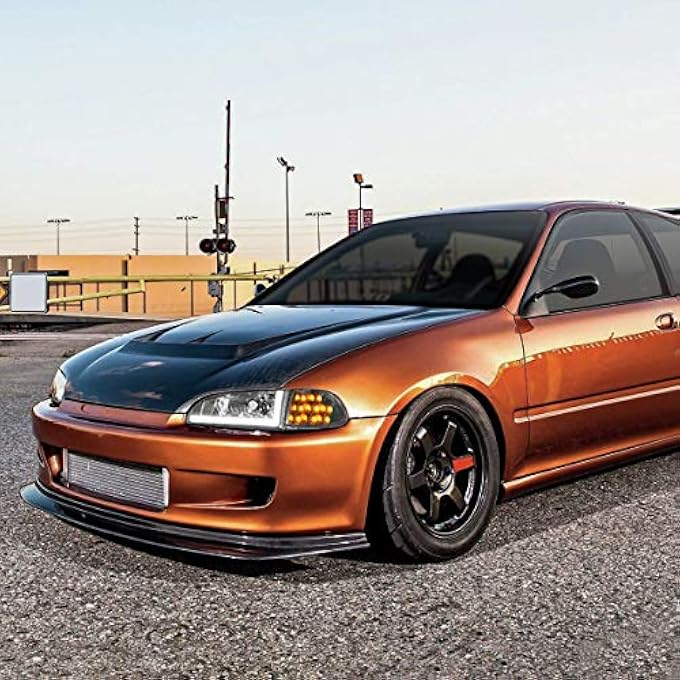 PM Performotor PmhlHciv2D9295LbLBc DrlTurn Signal Headlight Corner Lamps Replacement Compatible With 9295 Honda Civic 23Door Drl Requires Wiring Into Existing Lighting Harness - Image 5