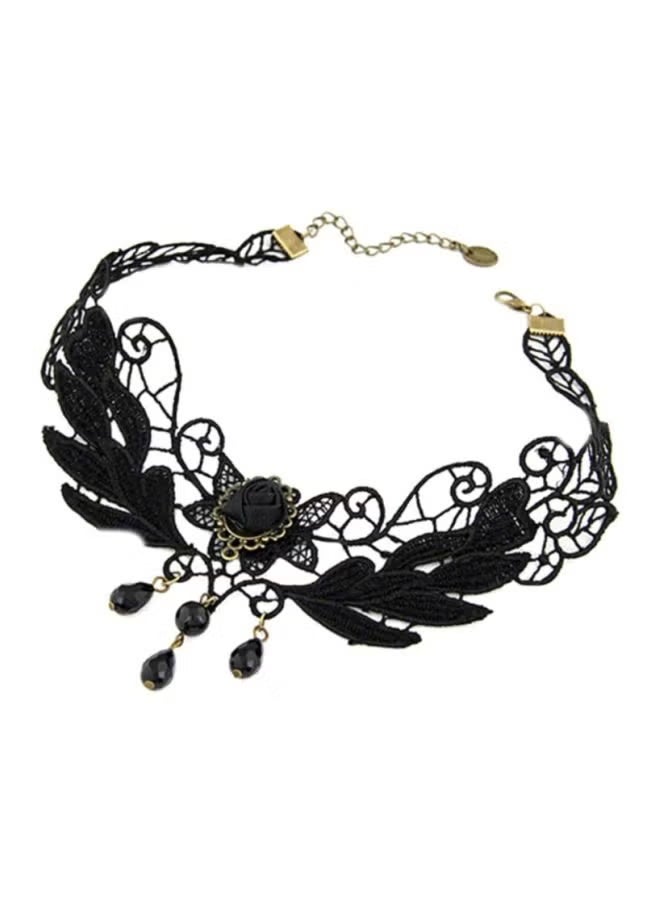 Meetion Lace Detailed Choker  - Image 1