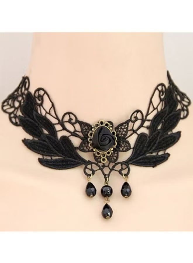 Meetion Lace Detailed Choker  - Image 2