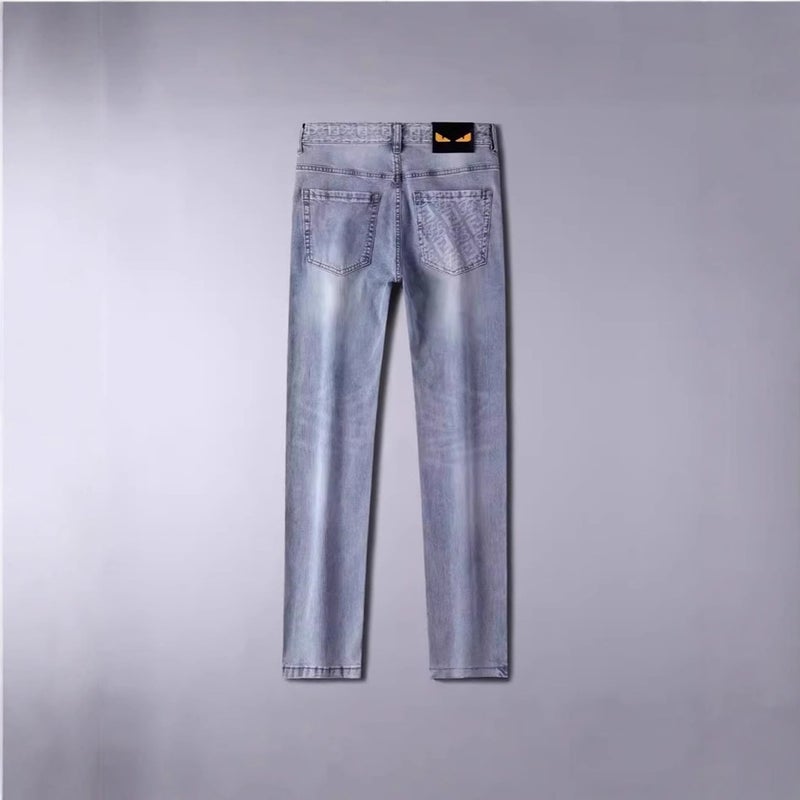 Unisex Casual Daily Denim Jeans - Image 2