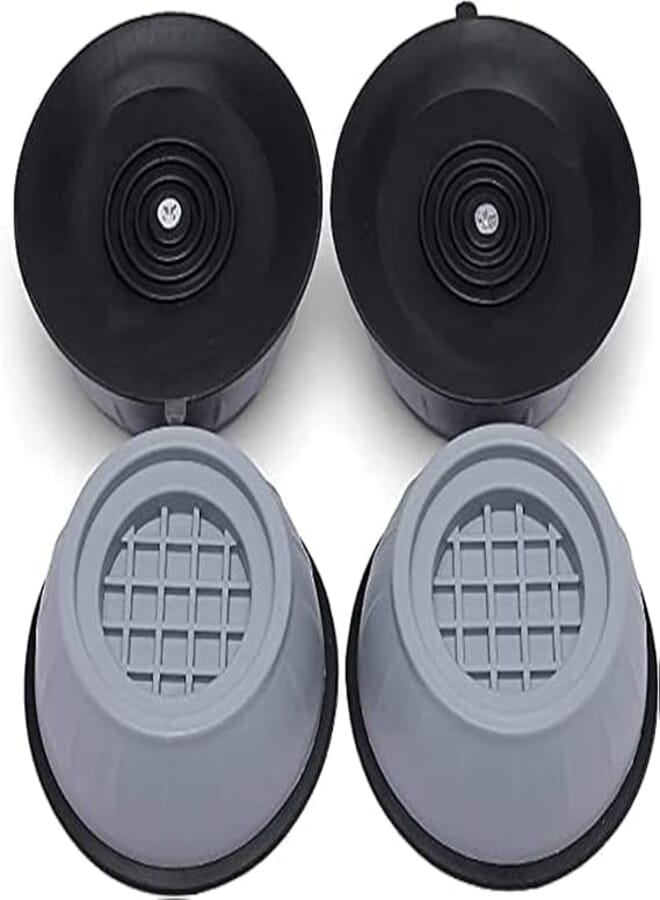 Fresh 4pcs Anti Vibration Pads for Washer Dryer Shock and Noise Cancellation, Washing Machine Stand to Prevent Shifting, Shaking Walking for Home
