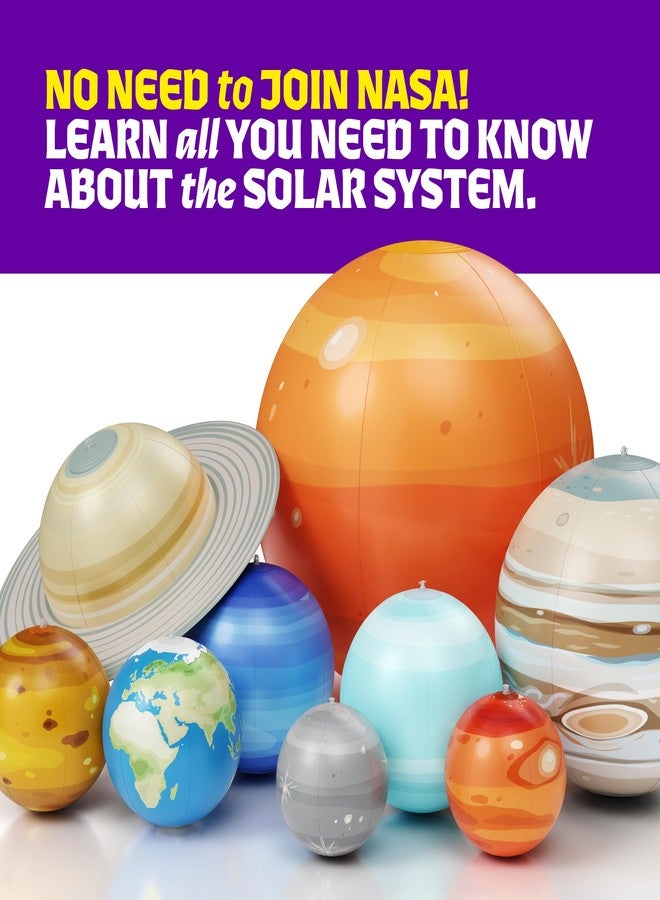 دان آند دارسى كواكب المجموعة الشمسية القابلة للنفخ من دان ودارسي للأطفال - ألعاب علمية - ديكور سقف غرفة الأولاد - هدايا الفضاء - ديكورات حفلات بموضوع الفضاء الخارجي - هدايا علم الفلك للفصول الدراسية من 5 إلى 7 سنوات، 6 إلى 8 سنوات، 8 إلى 12 سنة - Image 4