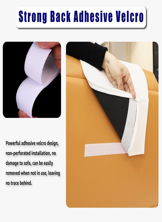 AmazeCov Velvet Recliner Head Pillow with Non-Slip Base - Adjustable Neck Support for Pain Relief in Home, Office and Travel (Nature White) - Image 4