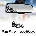 Pounchi Cute Soot Sprite Rearview Mirror Decals 3 Pcs Cartoon Anime Car Window Decal Vinyl Decorative Sticker for Laptop Water Bottle Car Acceesories - Image 2