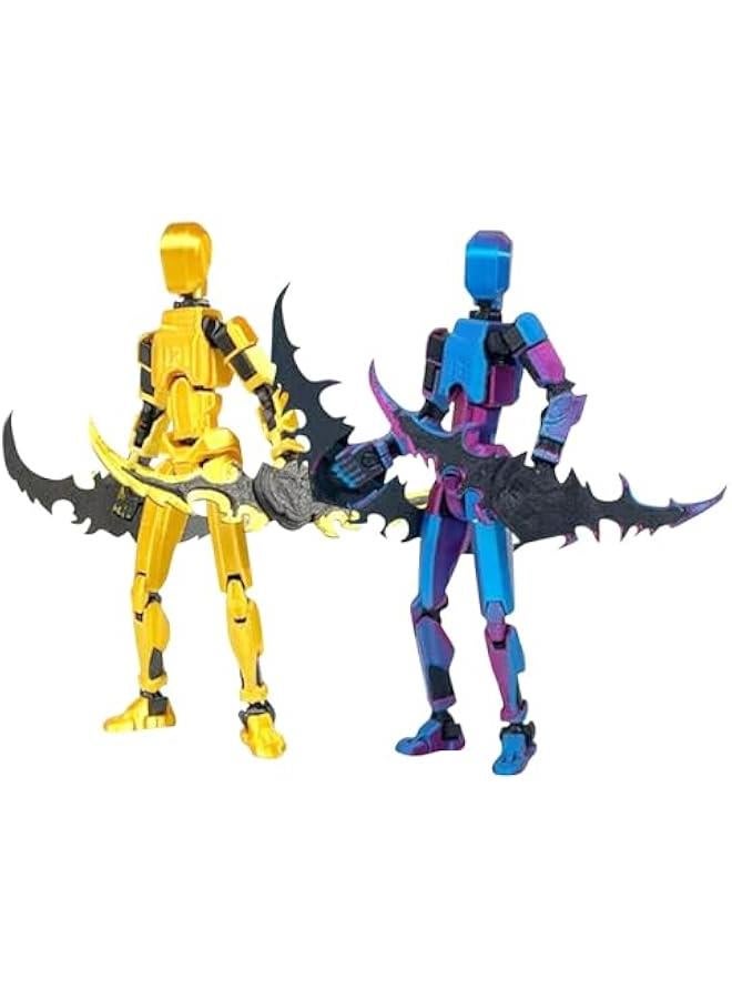 2024 New Generation T13 Lucky 13 Action Figure, Multi-Joint Movable Robot, PVC Model Full Body Mobile Robot Desktop Decoration - Image 1