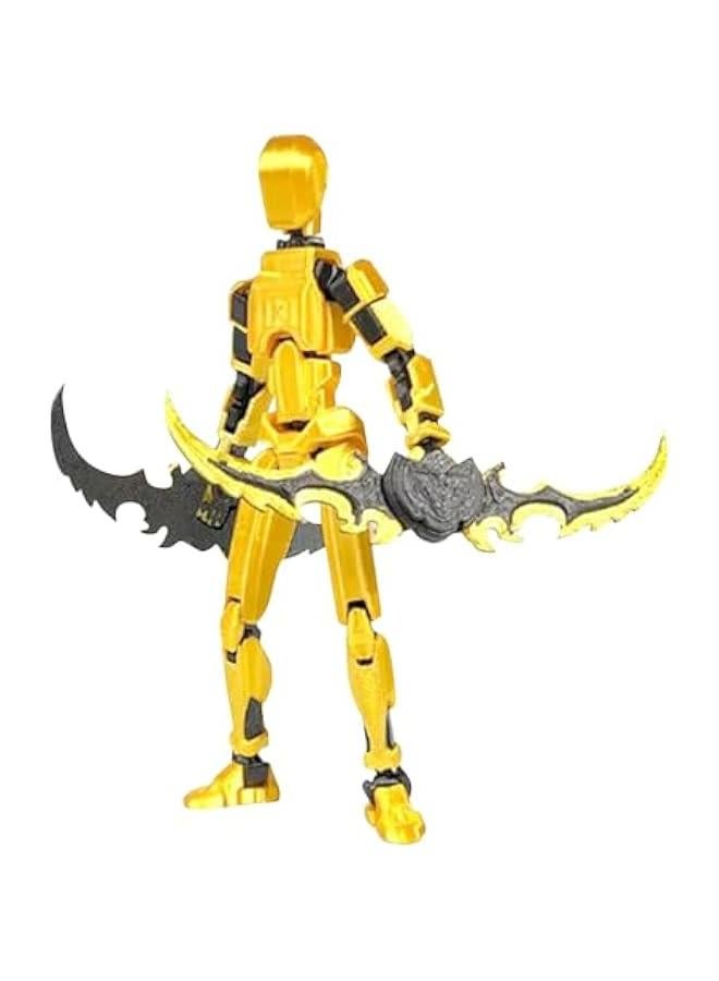 2024 New Generation T13 Lucky 13 Action Figure, Multi-Joint Movable Robot, PVC Model Full Body Mobile Robot Desktop Decoration - Image 2