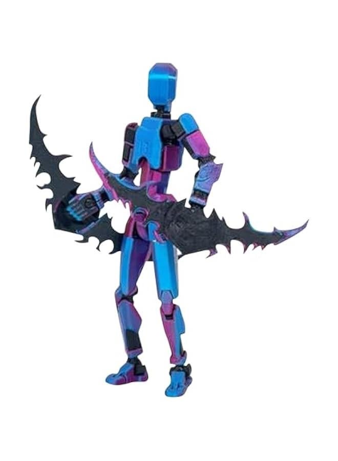 2024 New Generation T13 Lucky 13 Action Figure, Multi-Joint Movable Robot, PVC Model Full Body Mobile Robot Desktop Decoration - Image 3