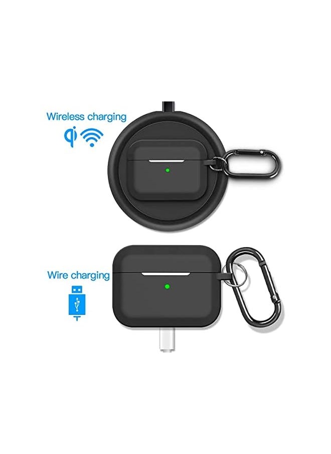 erorex - Showay Silicone Cover For Air Pods Pro 1St And Air Pods Pro 2Nd Black Compatible With Air Pods Pro 2 Case Cover 2022 And Air Pods Pro Case 2019 - Image 1
