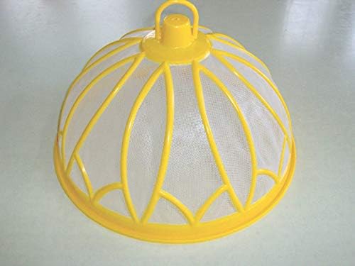 SHIV HOME WORLD Round Plastic Net Food Protection Dome 10 Inch Combo of 2 Medium Food Cover for Kitchen Table Flies Mosquitoes Insect Proof Dining Tables Vegetable Covers  - Image 2