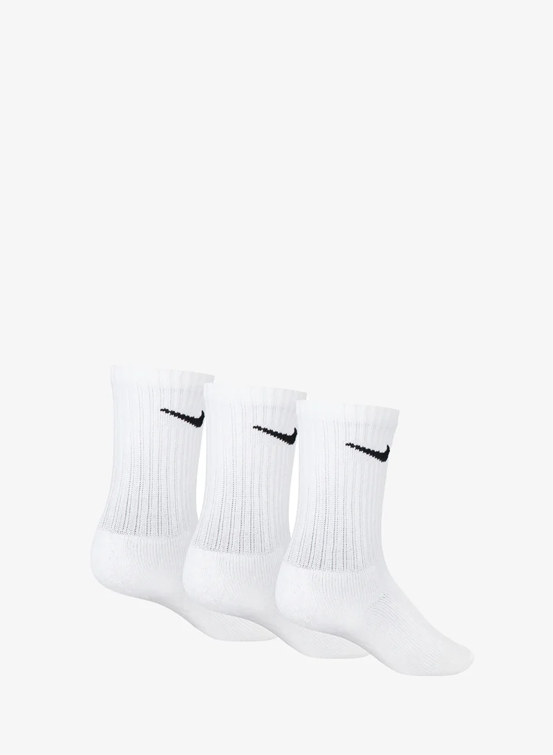 Nike Kids 3 Pack Basic Crew Socks