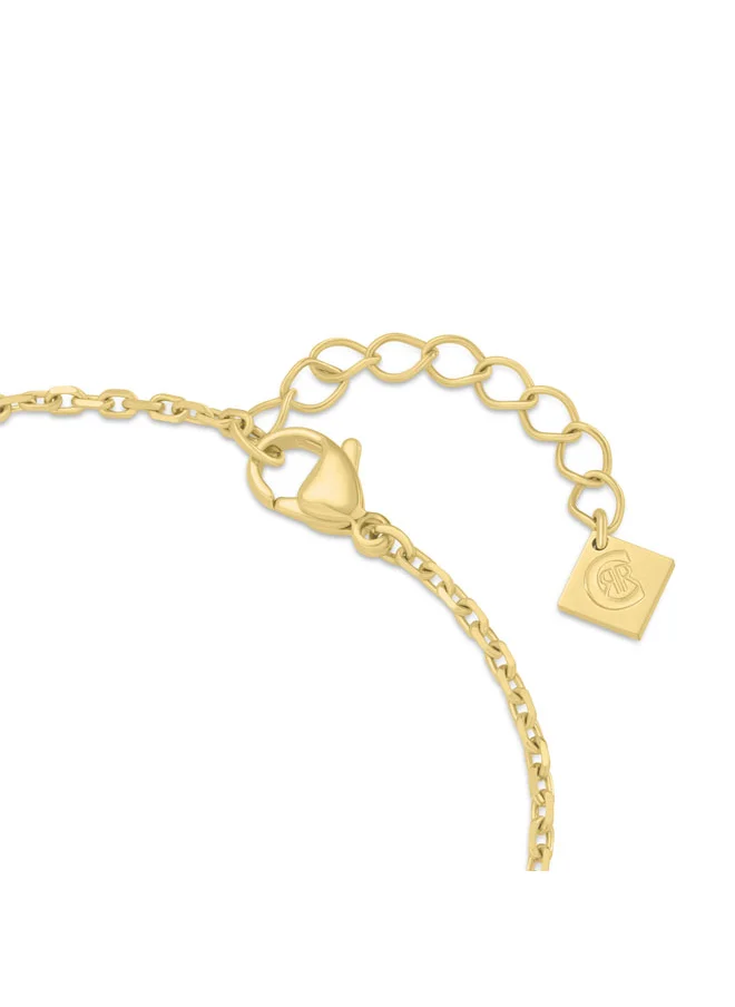 CERRUTI 1881 Cerruti 1881 Bianca Gold Plated Mirrored 'C' Charm Bracelet for Women