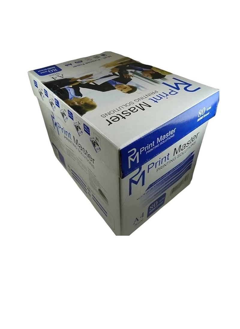 برنت ماستر ورق طباعة 80جم 5 رزمة A4  - Image 2