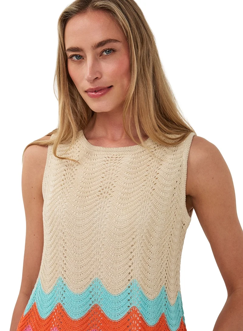 Esqualo  Esqualo Top Zig Zag Multi Color for Women | Best Price UAE