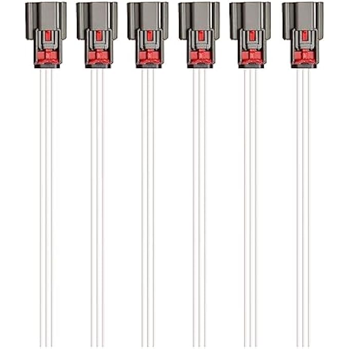 إي أن أه مجموعة من 6 أسلاك توصيل ملف الإشعال متوافقة مع فورد لينكولن إكسبيديشن وإكسبلورر F150 فليكس لوبو توروس ترانزيت 150 250 350 مارك نافيجيتور Mks 35L - Image 1