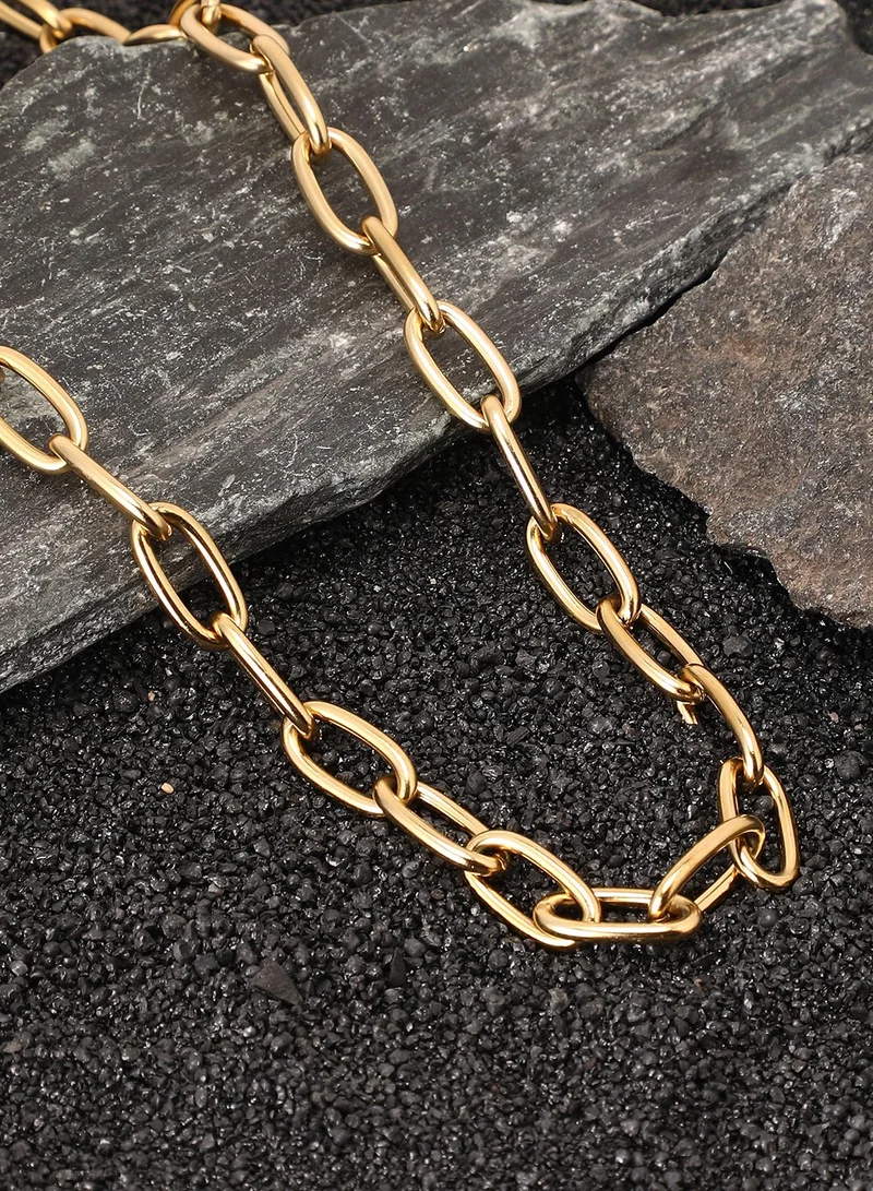 Oval Link Chain Necklace