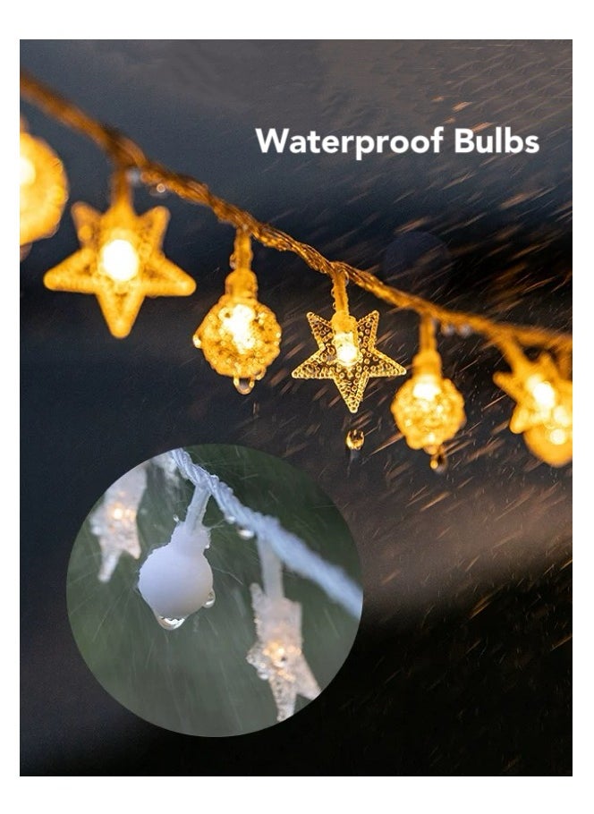 Oasis Casa 3M/6M LED Fairy Lights, Outdoor String Lights for Decoration, Living Room Decoration Battery Operated, Decorative Lights for Christmas Home Decor Ramadan Decorations Balcony Decor Camping Party Garden Patio  - Image 4