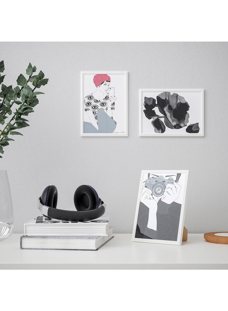 White photo frame, 13x18 cm  - Image 3