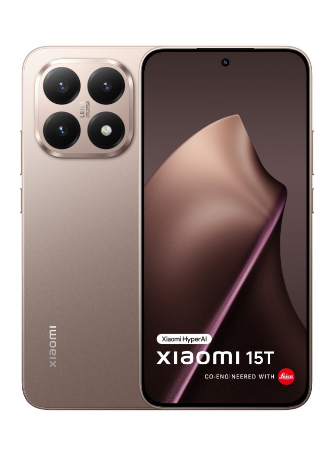 Xiaomi 15T Dual SIM+eSIM Rose Gold 12GB RAM 512GB 5G - Global Version - Image 1