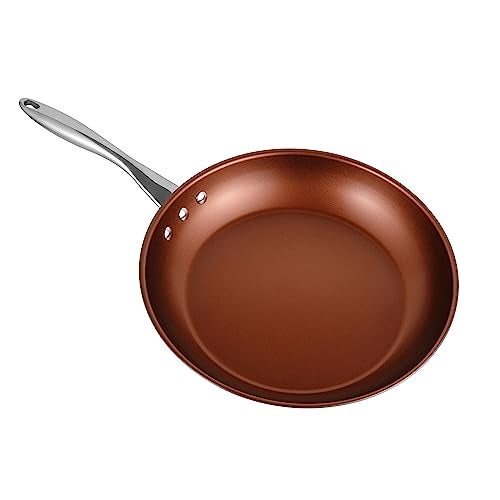 Ozeri 12" (30 cm) Stainless Steel Pan by Ozeri with ETERNA, a 100% PFOA and APEO-Free Non-Stick Coating - Image 5